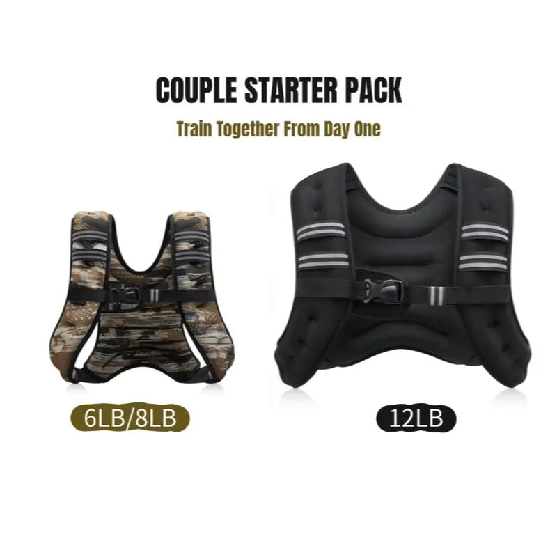 【Summerwins】Zelus Weighted Vests,6/8/12/16/20/25/30Lbs Weight Vest with Detachable Phone Pouch&Reflective Stripes&Adjustable Straps|Exercise Equipment & Workout Enhancer for Motivational Walking,Strength Training,Running,Rucking #Tiktokshopdealsforyoudays