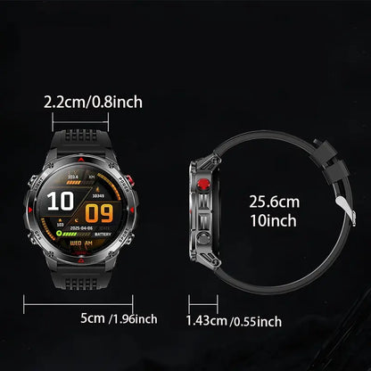 GPS Smartwatch Outdoor Sports Watch, Wearable Health Fitness Smartwatch, Calling Smart Watch, Multifunctional Watch, Digital Smart Watch, Wireless Call Function, 100+ Sport Modes, Calorie Counter, Weather Alarm LED Compass, Gift for Men Women #TOP PICKS