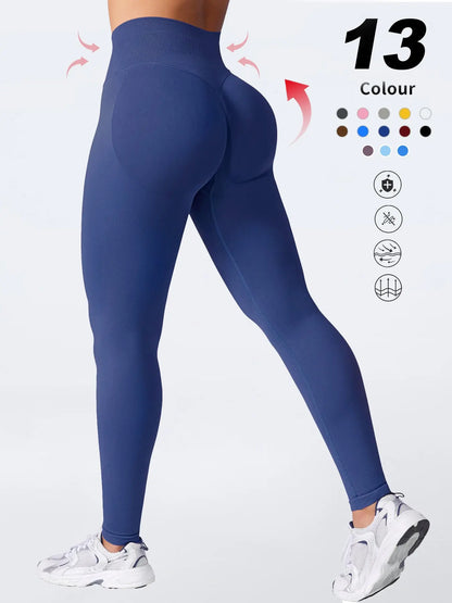 Two-Pack High-Waist Yoga Pants for Women, Soft Breathable Athletic Wear, Athletic Skinny Pants, Ideal for Fitness and Daily Use, Available In
