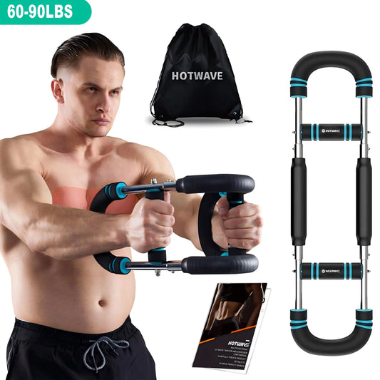 HOTWAVE Arm Trainer, Adjustable Chest Workout Equipment, Arm Trainer for Men, Chest Trainer for Men, Shoulder Muscle Training, Portable Spring Resistance Home Fitness Equipment Summerwins Fathersdaygift