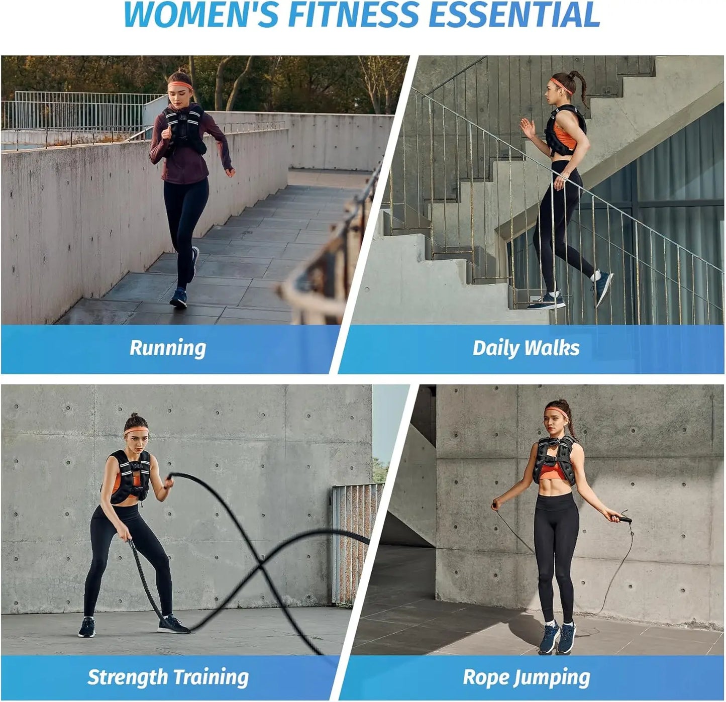 【Summerwins】Zelus Weighted Vests,6/8/12/16/20/25/30Lbs Weight Vest with Detachable Phone Pouch&Reflective Stripes&Adjustable Straps|Exercise Equipment & Workout Enhancer for Motivational Walking,Strength Training,Running,Rucking #Tiktokshopdealsforyoudays