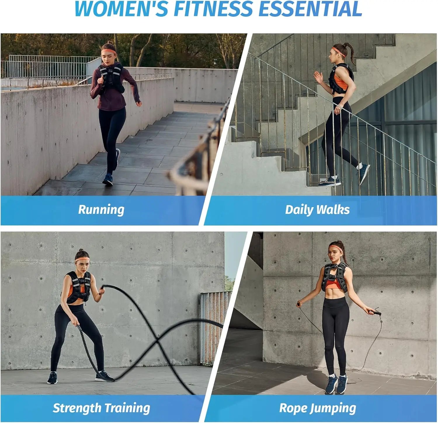 【Summerwins】Zelus Weighted Vests,6/8/12/16/20/25/30Lbs Weight Vest with Detachable Phone Pouch&Reflective Stripes&Adjustable Straps|Exercise Equipment & Workout Enhancer for Motivational Walking,Strength Training,Running,Rucking #Tiktokshopdealsforyoudays