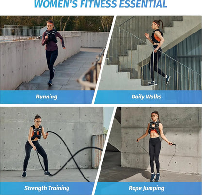 【Summerwins】Zelus Weighted Vests,6/8/12/16/20/25/30Lbs Weight Vest with Detachable Phone Pouch&Reflective Stripes&Adjustable Straps|Exercise Equipment & Workout Enhancer for Motivational Walking,Strength Training,Running,Rucking #Tiktokshopdealsforyoudays