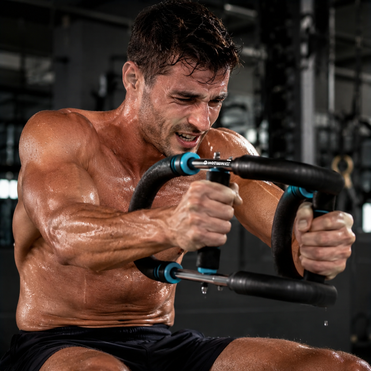 HOTWAVE Arm Trainer, Adjustable Chest Workout Equipment, Arm Trainer for Men, Chest Trainer for Men, Shoulder Muscle Training, Portable Spring Resistance Home Fitness Equipment Summerwins Fathersdaygift