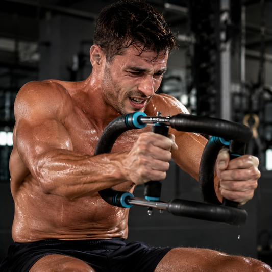 HOTWAVE Arm Trainer, Adjustable Chest Workout Equipment, Arm Trainer for Men, Chest Trainer for Men, Shoulder Muscle Training, Portable Spring Resistance Home Fitness Equipment Summerwins Fathersdaygift