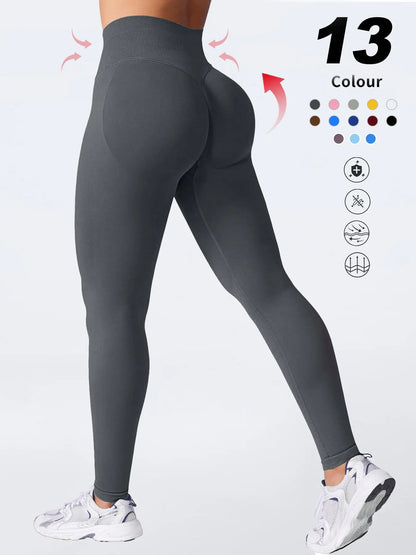 Two-Pack High-Waist Yoga Pants for Women, Soft Breathable Athletic Wear, Athletic Skinny Pants, Ideal for Fitness and Daily Use, Available In