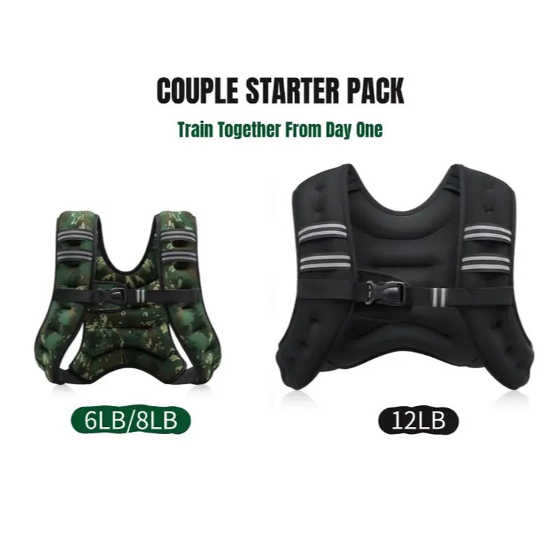 【Summerwins】Zelus Weighted Vests,6/8/12/16/20/25/30Lbs Weight Vest with Detachable Phone Pouch&Reflective Stripes&Adjustable Straps|Exercise Equipment & Workout Enhancer for Motivational Walking,Strength Training,Running,Rucking #Tiktokshopdealsforyoudays