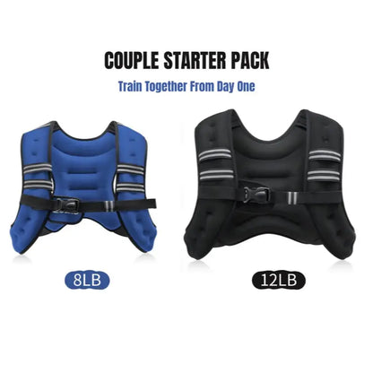 【Summerwins】Zelus Weighted Vests,6/8/12/16/20/25/30Lbs Weight Vest with Detachable Phone Pouch&Reflective Stripes&Adjustable Straps|Exercise Equipment & Workout Enhancer for Motivational Walking,Strength Training,Running,Rucking #Tiktokshopdealsforyoudays