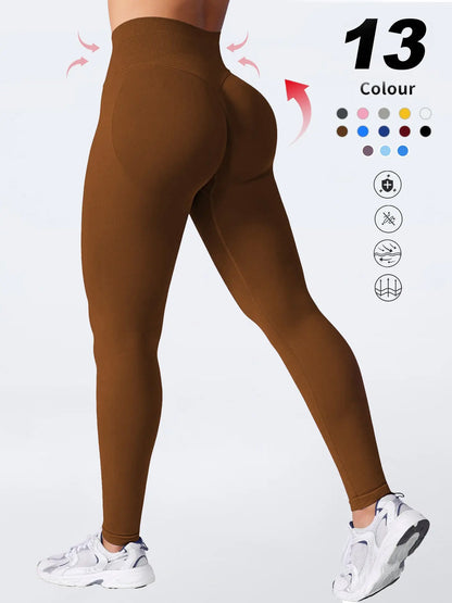 Two-Pack High-Waist Yoga Pants for Women, Soft Breathable Athletic Wear, Athletic Skinny Pants, Ideal for Fitness and Daily Use, Available In